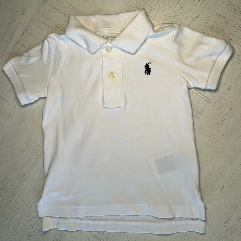 Ralph Lauren Baby Polo White Shirt